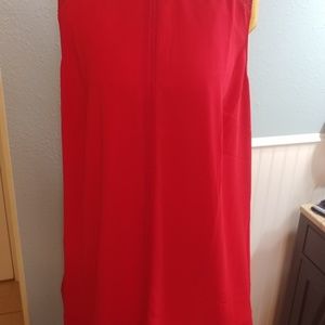 Rachel Roy Curvy Crochet Trim Trapeze Dress